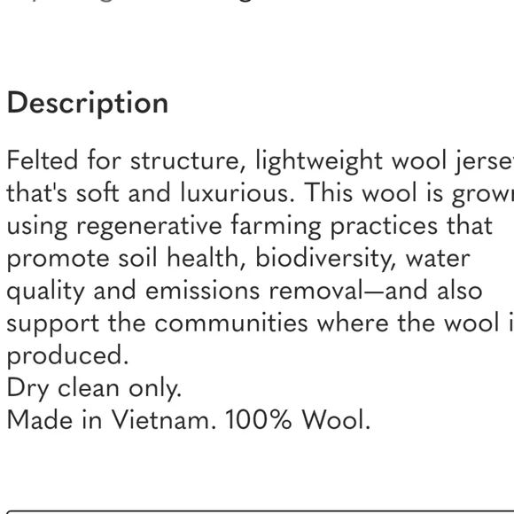 Eileen Fisher Wool Wide Leg Pants In Black Size M NWT'S - Picture 10 of 10